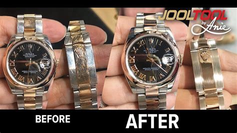 how to polish rolex